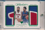 Panini 2014-2015 Flawless Emerald Dual Diamond Patches #DD-DP Andre Drummond/ Brandon Jennings 1/5