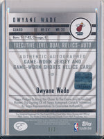 Topps 2006-2007 Bowman Elavation Executive Level Dual Relics-Auto #ELADR-DW Dwyane Wade 3/3