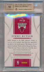 Panini 2012-2013 Immaculate Collection Jumbo Patch Autographs #PP-JB Jimmy Butler 41/75 / BGS Grade 9.5 / Auto Grade 10