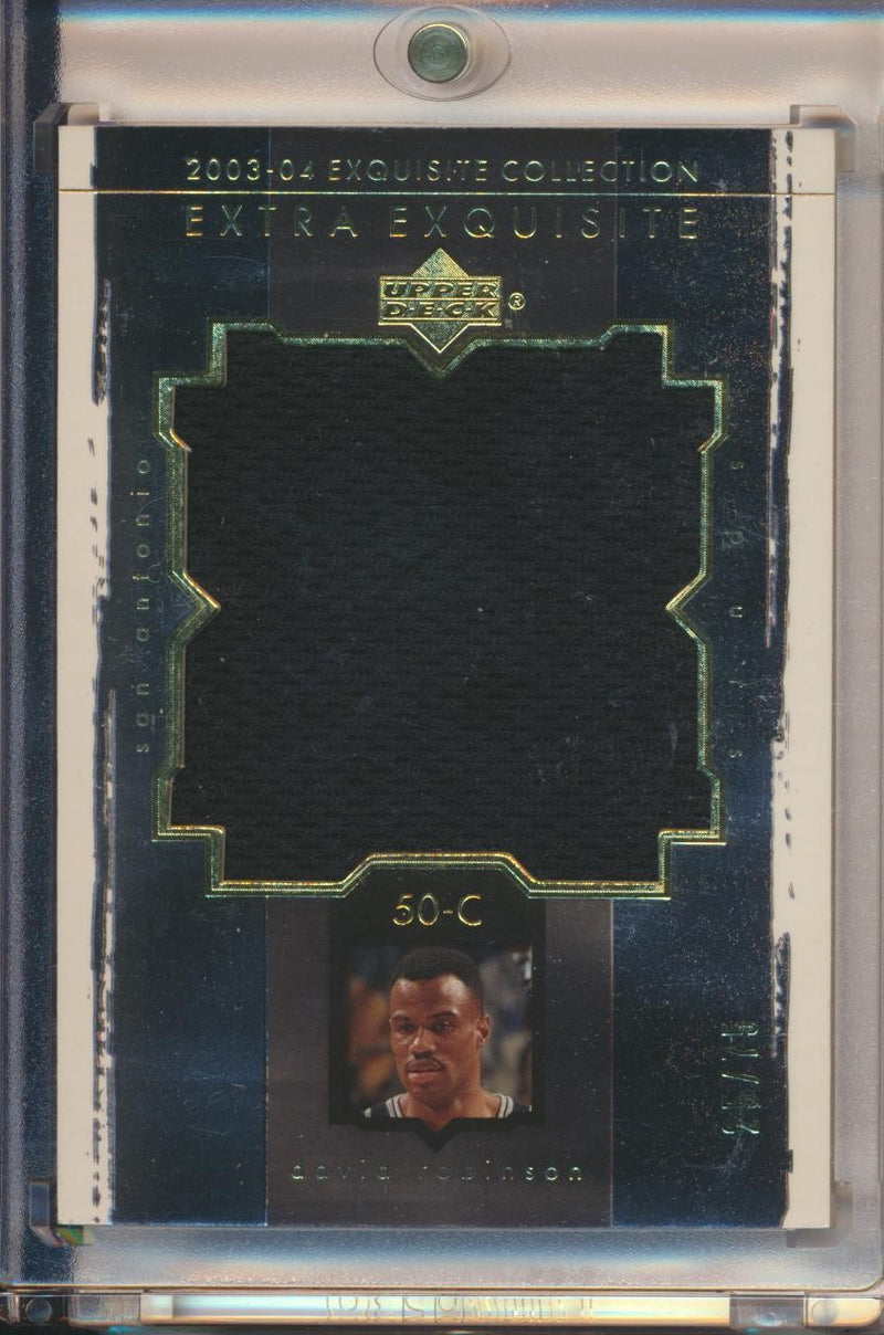 Upper Deck 2003-2004 Exquisite Collection Extra Exquisite Jumbo Patch #EE-LB Larry Bird 29/75