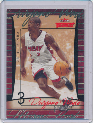 Fleer 2004-2005 Throwback Basketball #54 Dwyane Wade 34/50