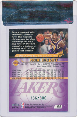 Fleer 1999-2000 Focus  #62 Kobe Bryant 166/300