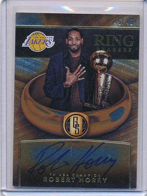 Panini 2015-2016 Gold Standard Ring Bearers Autographs #RB-RH Robert Horry 45/49