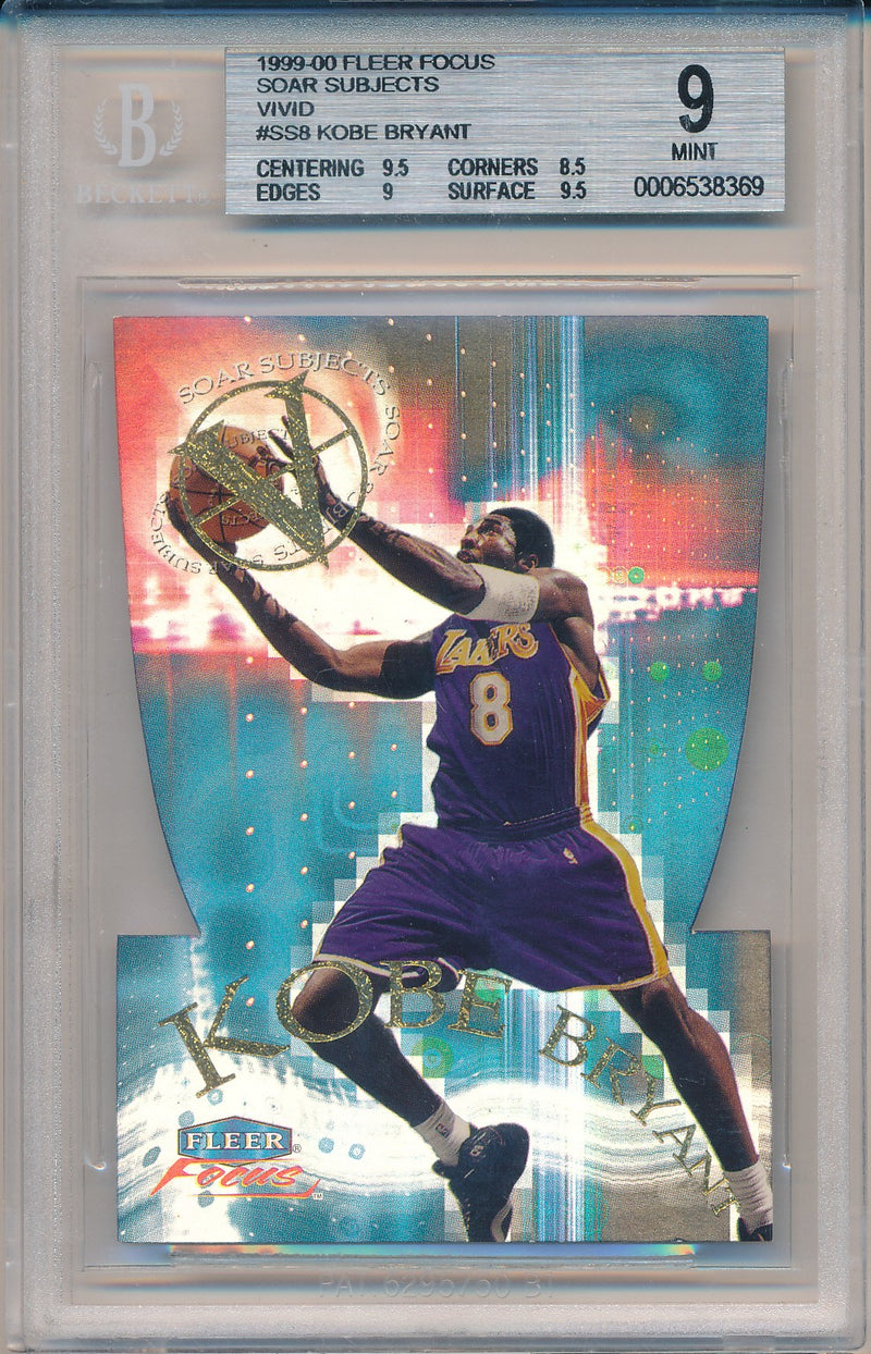 Fleer 1999-2000 Focus Soar Subjects #8/15U Kobe Bryant 29/50 / BGS 