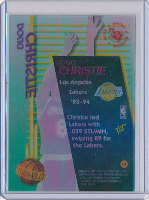 Topps 1993-1994 Stadium Club Clearcut #13 Doug Christie