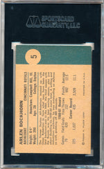 Fleer 1961-1962 Cincinnati Royals  #50 Arlen Bockhorn  / PSA Grade 4