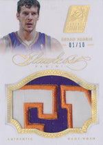 Panini 2012-2013 Flawless Gold Jumbo Patches #6 Goran Dragic 01/10 / BGS Grade 6.5