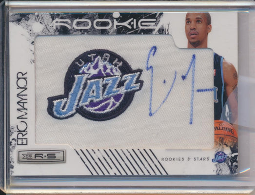 Panini 2008-2009 Rookies & Stars Jumbo Patch RPA #149 Eric Maynor 177/369