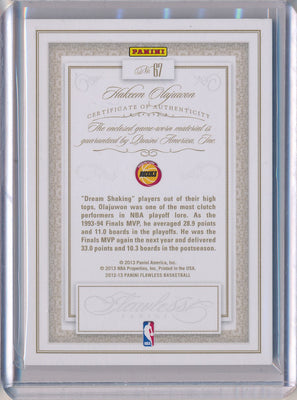 Panini 2012-2013 Flawless Platinum Jumbo Patches #73 Patrick Ewing 1/1