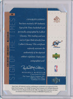 Upper Deck 1998-1999 SP Authentic Sign Of The Times #CH Calbert Cheaney