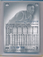 Fleer 1996-1997 Flair Showcase Legacy Collection #1 Scottie Pippen 76/150