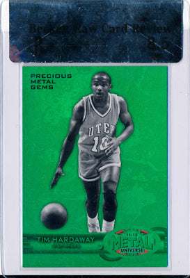 Upper Deck 2011-12 Fleer Retro Precious Metal Gems GREEN #PM-22 Tim Hardaway 2/10 / BGS Grade 8.5