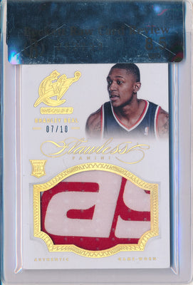 Panini 2012-2013 Flawless Gold Jumbo Patches #16 Bradley Beal 07/10 / BGS Grade 8.5