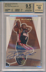 Upper Deck 2003-2004 SP Authentic SP Limited #152 Dwyane Wade 27/50 / BGS Grade 9.5 / Auto Grade 10