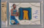 Panini 2012-2013 Immaculate Collection Jumbo Patch Autographs #PP-AB Anthony Davis 68/75 / BGS Grade 9.5 / Auto Grade 10