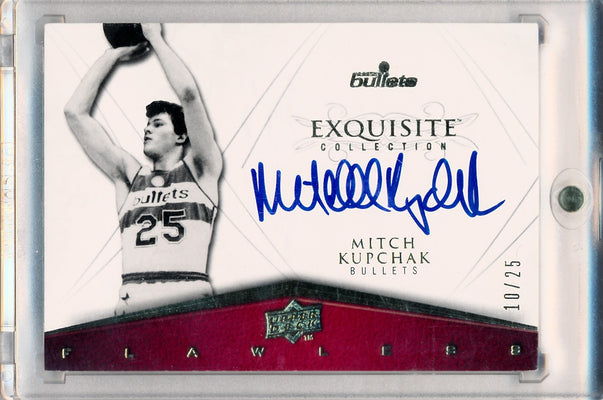 Upper Deck 2008-2009 Exquisite Collection Flawless Autographs #FLAW-MK Mitch Kupchak 10/25