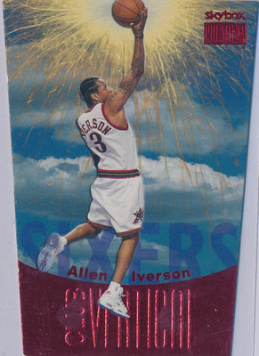 SkyBox 1999-2000 Premium Club Vertical #10/10CV Allen Iverson 20/100 / BGS Grade 8