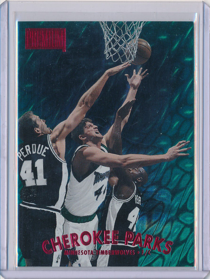 SkyBox 1997-1998 Premium Star Rubies #186 Cherokee Parks 28/50