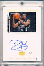 Upper Deck 2009-2010 Exquisite Collection Rookie Parallel #68 Derrick Brown 2/5