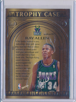 SkyBox 1997-1998 Metal Universe Trophy Case #5/10TC Ray Allen