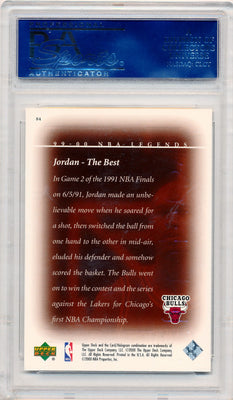 Upper Deck 1999-2000 Ud Century Legends The Best #84 Michael Jordan  / PSA Grade 10