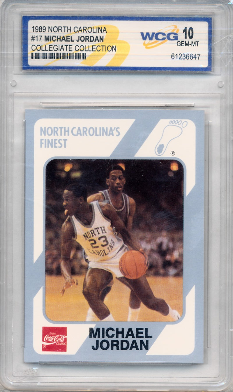 Collegiate Collection 1989 North Carolina Collegiate Collection #17 Michael Jordan