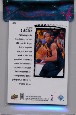 Upper Deck 2009-2010 Exquisite Collection Rookie Parallel #65 Demar Derozan 8/10