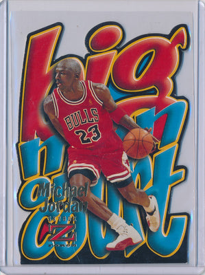 SkyBox 1996-1997 Z-Force Big Men On Court #4/10 Michael Jordan