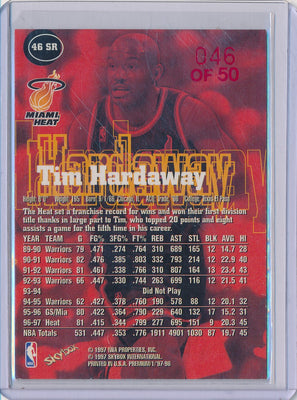 SkyBox 1997-1998 Premium Star Rubies #46SR Tim Hardaway 46/50