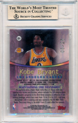 Topps 1999-2000 Gold Label New Standard Red Label #NS4 Kobe Bryant 5/25 / BGS Grade 9.5