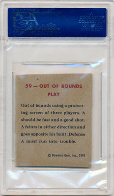 Topps Bowman 1948   #59   / PSA Grade Authentic