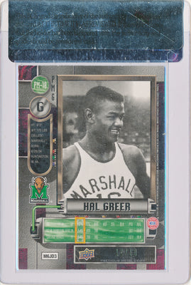 Upper Deck 2011-12 Fleer Retro Precious Metal Gems GREEN #PM-18 Hal Greer 10/10 / BGS Grade 8.5