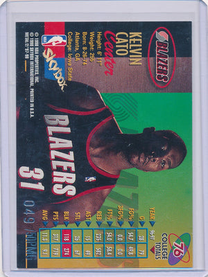 Skybox 1997-1998 Metal Universe Championship Precious Metal Gems #76 Kelvin Cato 49/50