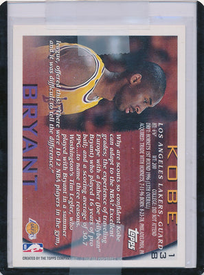 Topps 1996   #138 Kobe Bryant