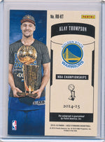 Panini 2015-2016 Gold Standard Ring Bearers Autographs #RB-KT Klay Thompson 33/49