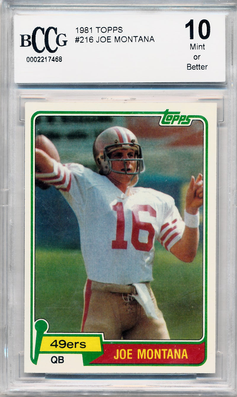 Topps 1981   #216 Joe Montana