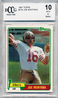 Topps 1981   #216 Joe Montana