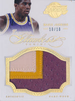 Panini 2012-2013 Flawless Gold Jumbo Patches #19 Magic Johnson 10/10 / BGS Grade 8.5