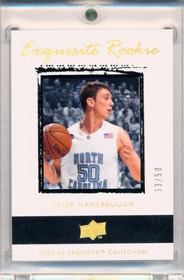 Upper Deck 2009-2010 Exquisite Collection Rookie Parallel #54 Tyler Hansbrough 33/50