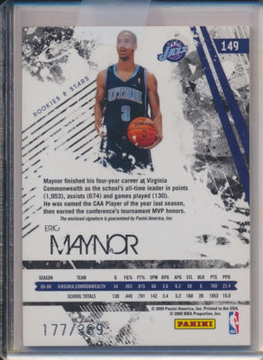 Panini 2008-2009 Rookies & Stars Jumbo Patch RPA #149 Eric Maynor 177/369