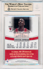 Topps 1998-1999 Gold Label Inserts Red Label #GL1 Michael Jordan  / BGS Grade 9.5