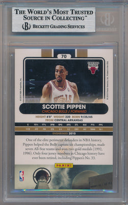 Panini 2009-2010 Hall Of Fame Marble #70 Scottie Pippen 1/1 / BGS Grade 9