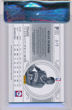 Panini 2010-2011 National Treasures  Century Platinum #202 Evan Turner 3/5 / BGS Grade 8.5 / Auto Grade 10