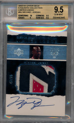 Upper Deck 2003-2004 Exquisite Collection Limited Logos #MJ Michael Jordan 43/75 / BGS Grade 9.5 / Auto Grade 10