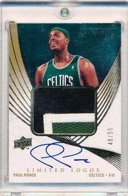 Upper Deck 2007-2008 Exquisite Collection Limited Logos #LLPP Paul Pierce 46/50