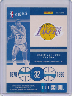 Panini 2017-2018 Prestige Old School #OJ-MJS Magic Johnson