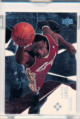 Upper Deck 2003-2004 Black Diamonds Rookie Card #184 Lebron James