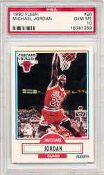 Fleer 1990   #26 Michael Jordan  / PSA Grade 10