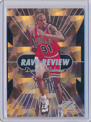 SkyBox 1997-1998 Z-Force Rave Review #12/12 Dennis Rodman