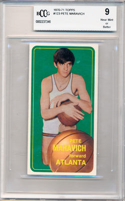 Topps Bowman  1970-1971   #123 Pete Maravich  / PSA Grade 9